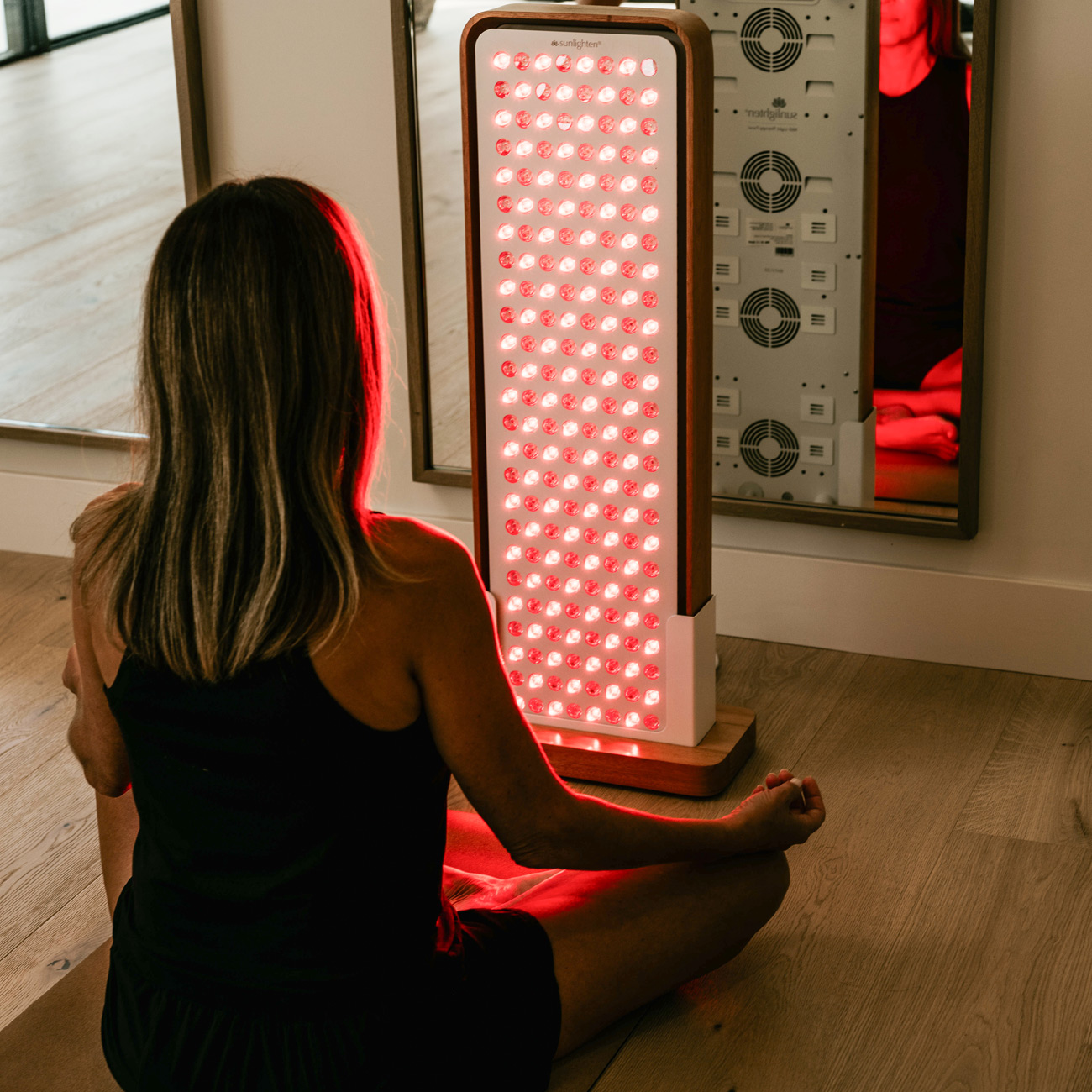 Red Light Therapy Panel Treatment Room